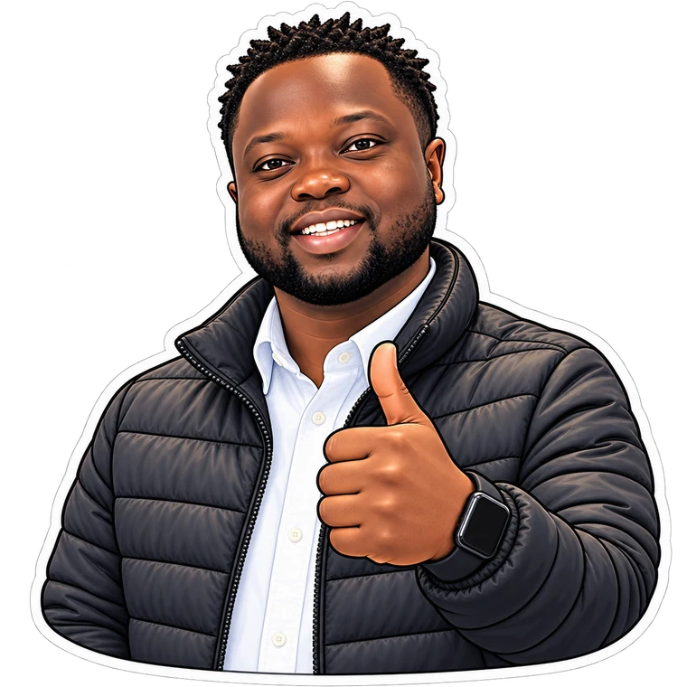 James Otaru thumbs up illustration