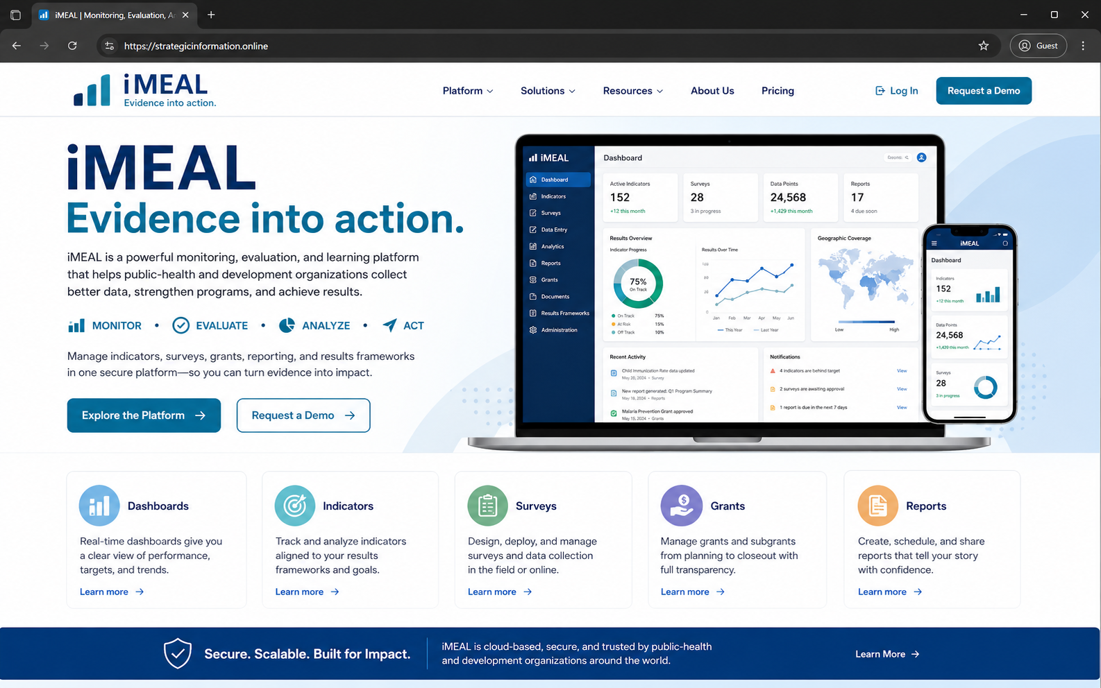 iMEAL screenshot