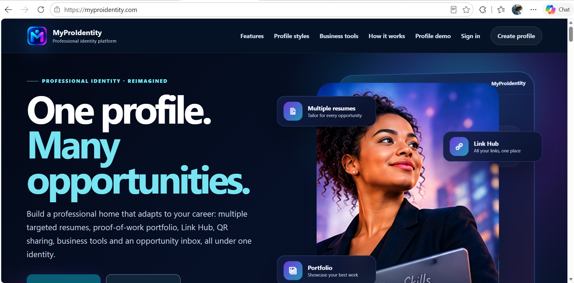 MyProIdentity — Preview 1 preview