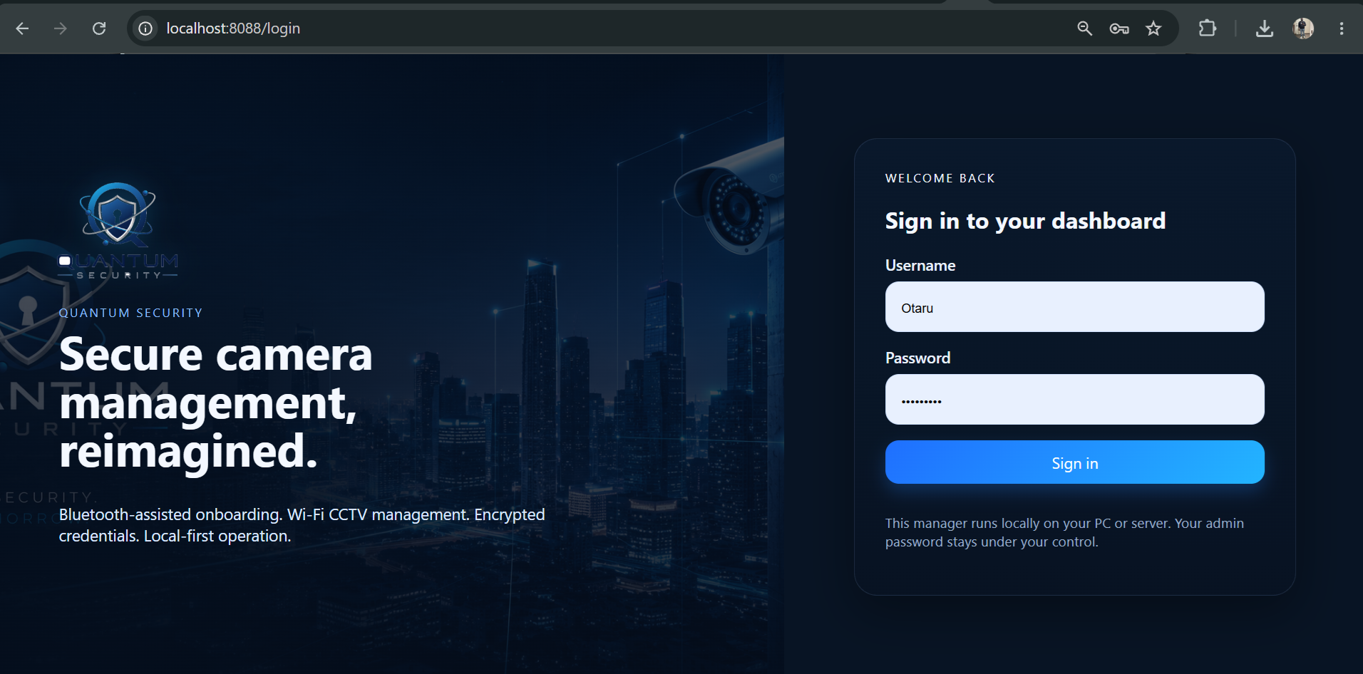 reVISION WiFi CCTV Manager — Preview 1 preview